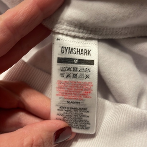 (NWOT) Gymshark Camo Graphic Oversized White/ Purple Hoodie, Medium - Picture 13 of 15